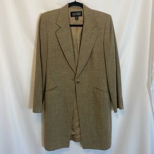 Long Women's Linen Blazer